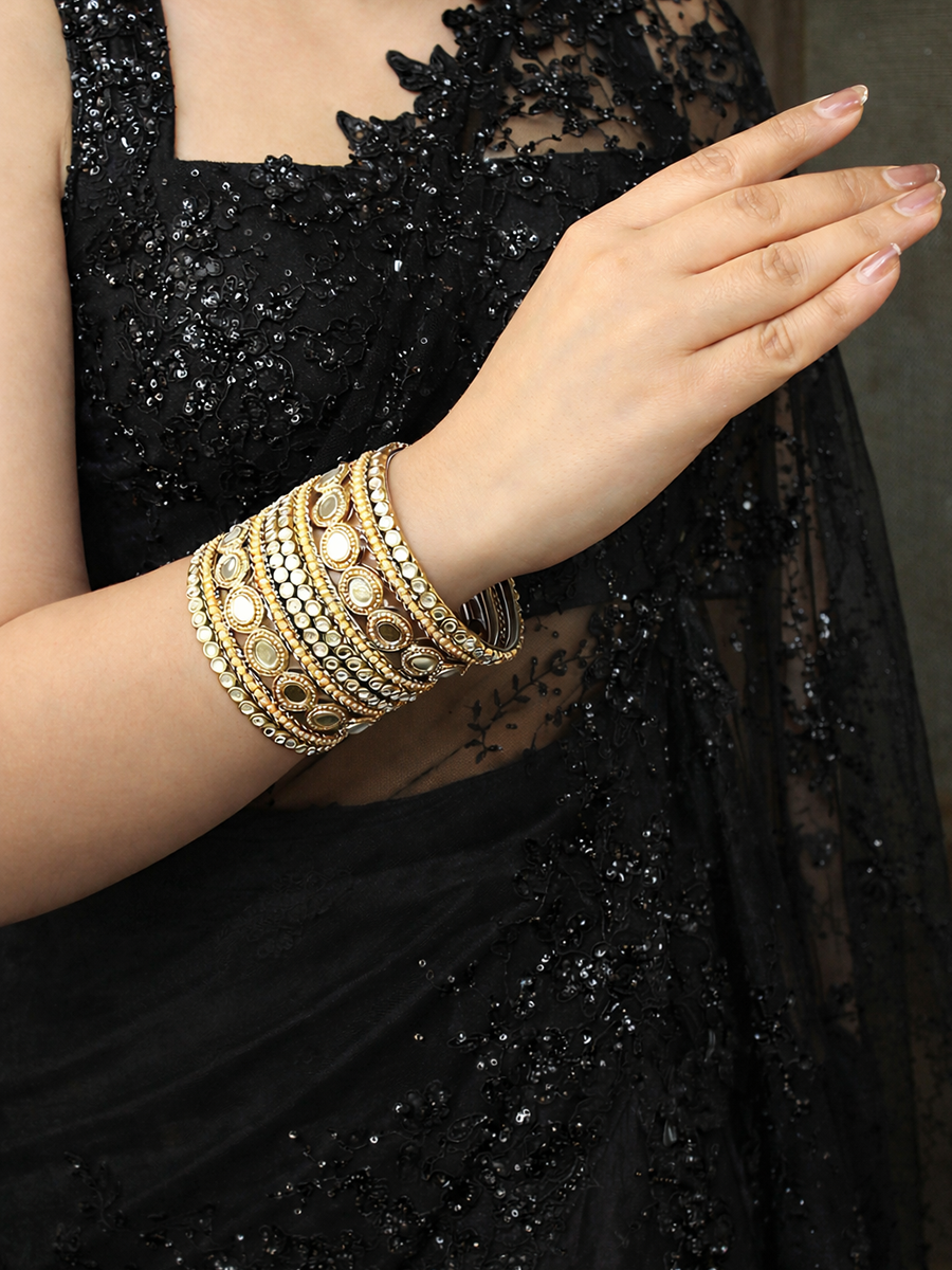 Shahin Mirror Bangle Set