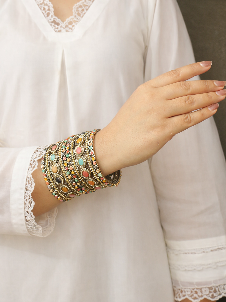 Saanvi Bangle Set/ Stack