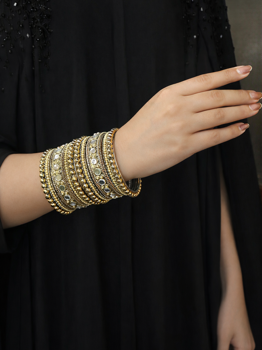 Rayma Mirror Bangle Set / Stack