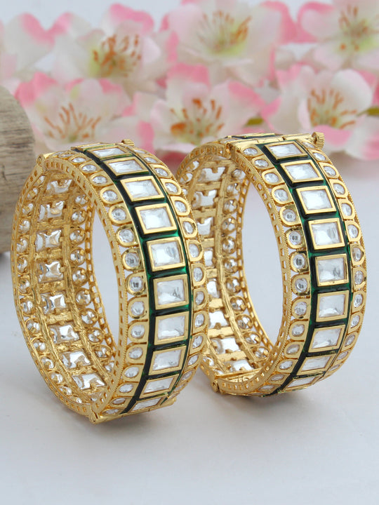 Kuwait Bangle Set-Golden