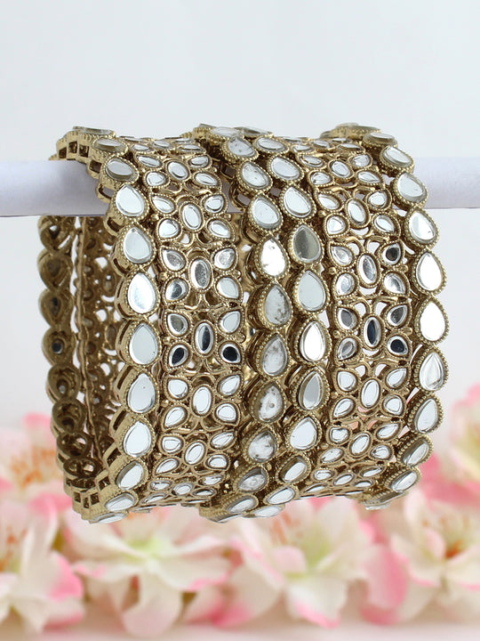 Ashini Mirror Bangle Set / Stack