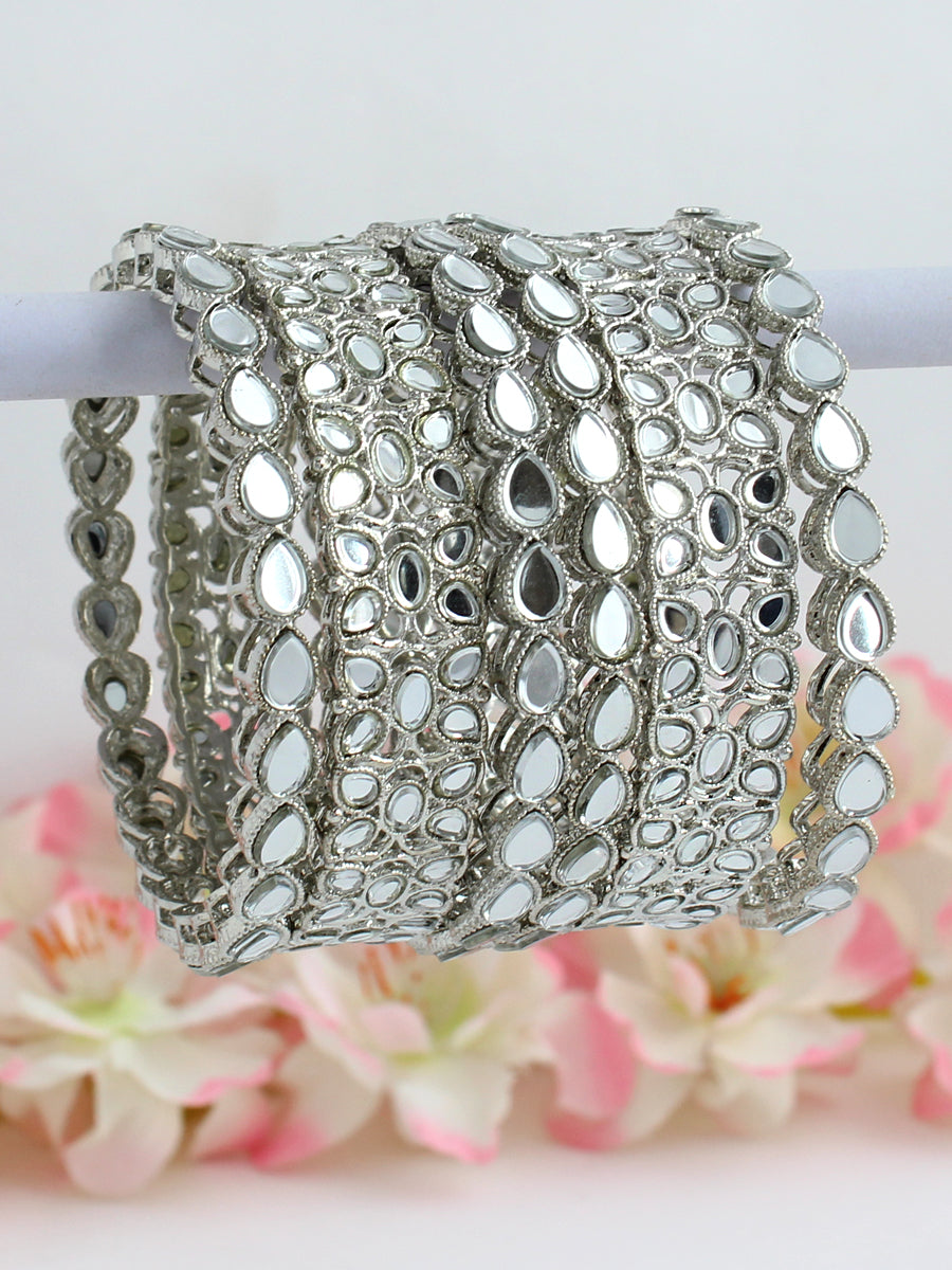 Ashini Mirror Bangle Set / Stack