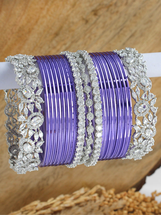 Ira Bangle Set-Purple