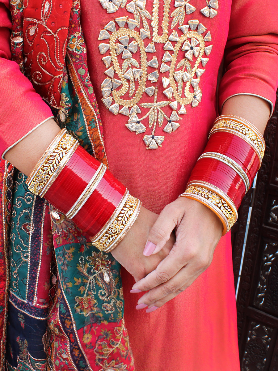 Bridal Chura For Wedding Images Of Bridal Chura In Red Colour