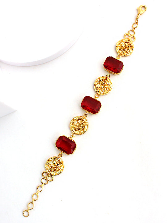 Madonna Bracelet-Maroon