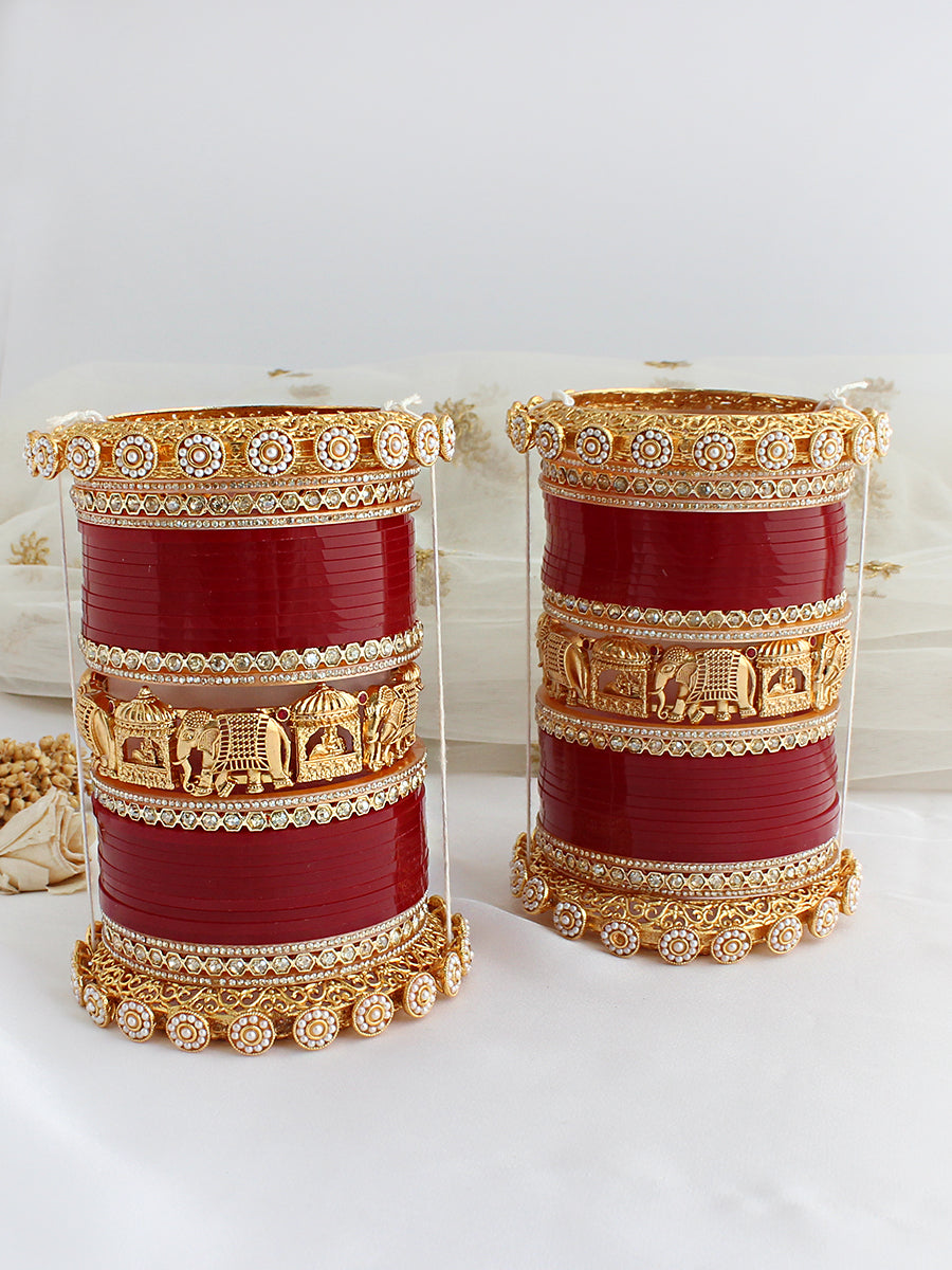 Barat Bridal Choora Bangle Set