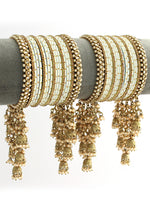 Ashna Bangle Set / Stack-White