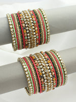 Nirali Bangle Set / Stack-Multicolor