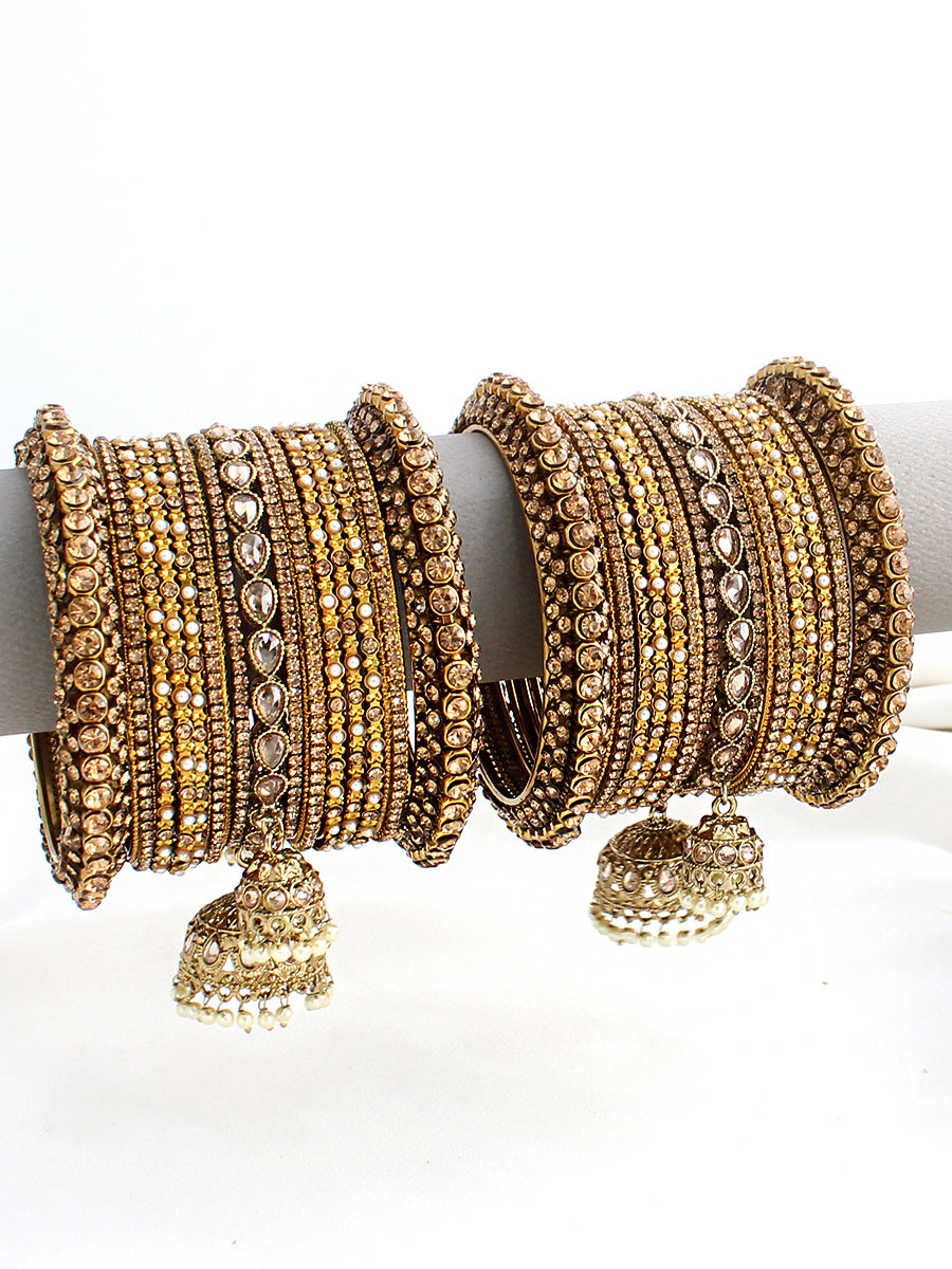 Shaiba Bangle Set / Stack-Gold