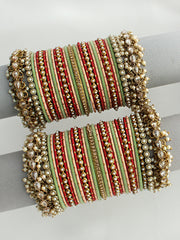 Avina Bangle Set / Stack-Multicolor