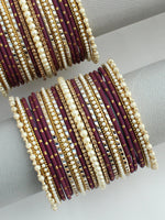 Laviak Bangle Set / Stack-Purple 