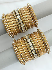 Ziva Bangle Set / Stack -Gold 