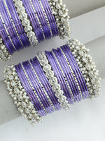 Anayra Bangle Set / Stack-Lavender 
