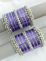 Anayra Bangle Set / Stack-Lavender 