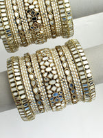 Tavishi Bangle Set / Stack -Antique Gold