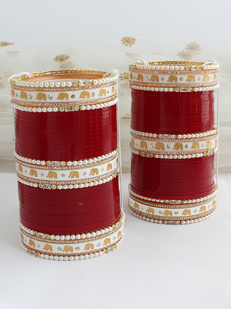 Kashvi Bridal Choora Bangle Set