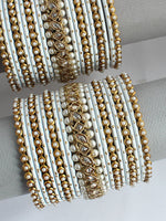 Rania Bangle Set / Stack-White