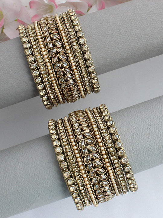 Sanaya Bangle Set / Stack-Gold 