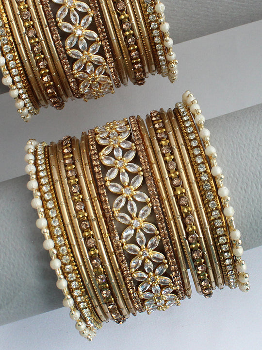 Rehana Bangle Set / Stack-Gold
