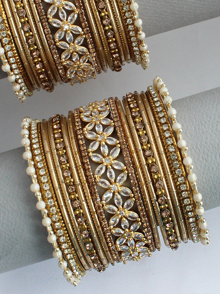Rehana Bangle Set / Stack-Gold