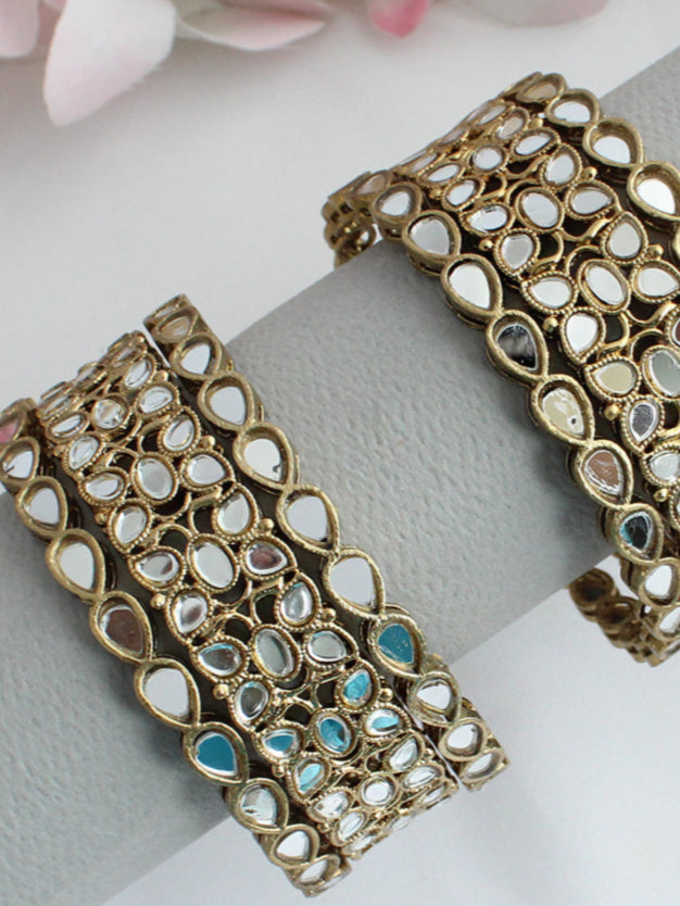 Kanak Bangle set-Antique Gold 
