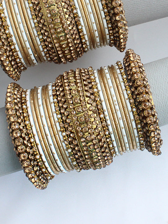Zarika Bangle set-Gold 