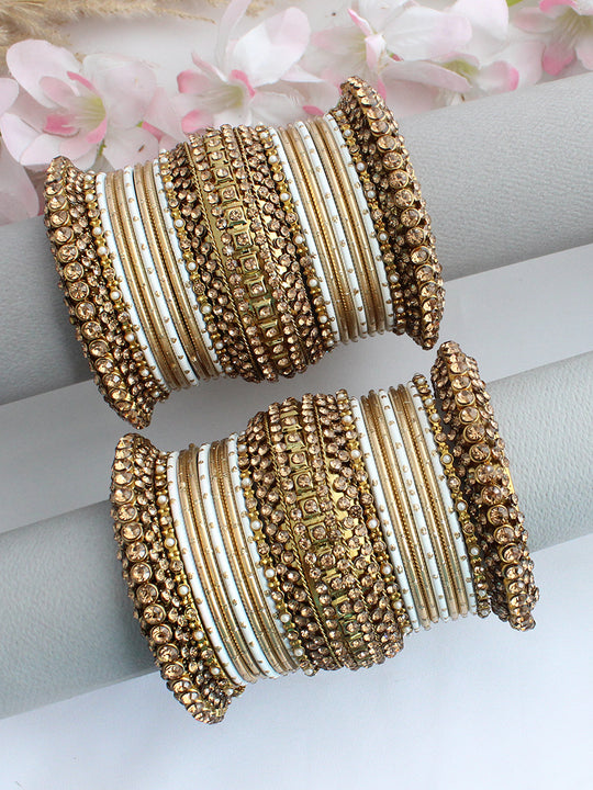 Zarika Bangle set-Gold 