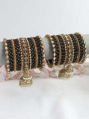 Shyamli Bangle Set / Stack-Black