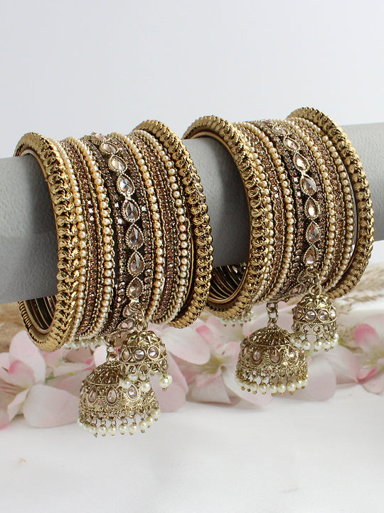 Kashika Bangle Set / Stack-Gold