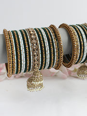 Ishleen Bangle set-Green 