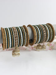 Ishleen Bangle set-Green 