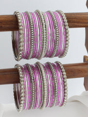 Shyla Bangle Set / Stack-pink