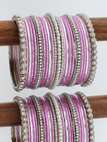 Shyla Bangle Set / Stack-Pink