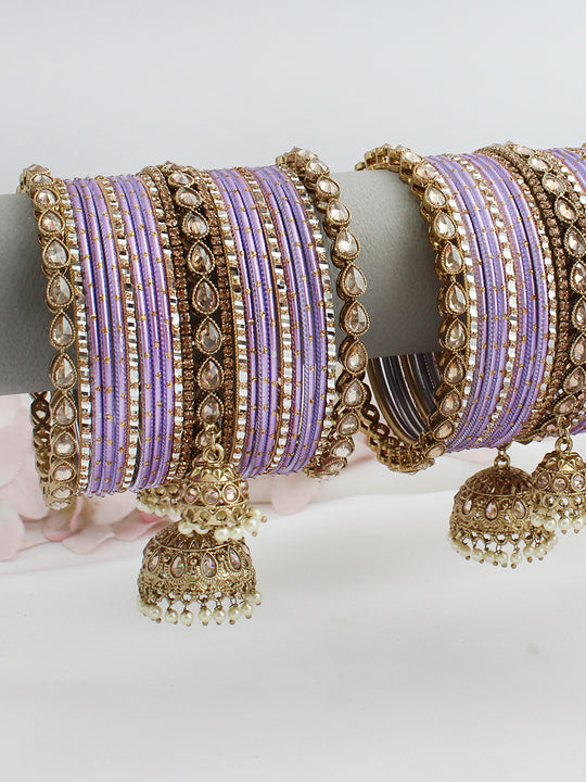 Smridhi Bangle Set / Stack -Lavender