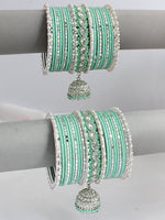 Shaiza Bangle Set / Stack-Mint Green 