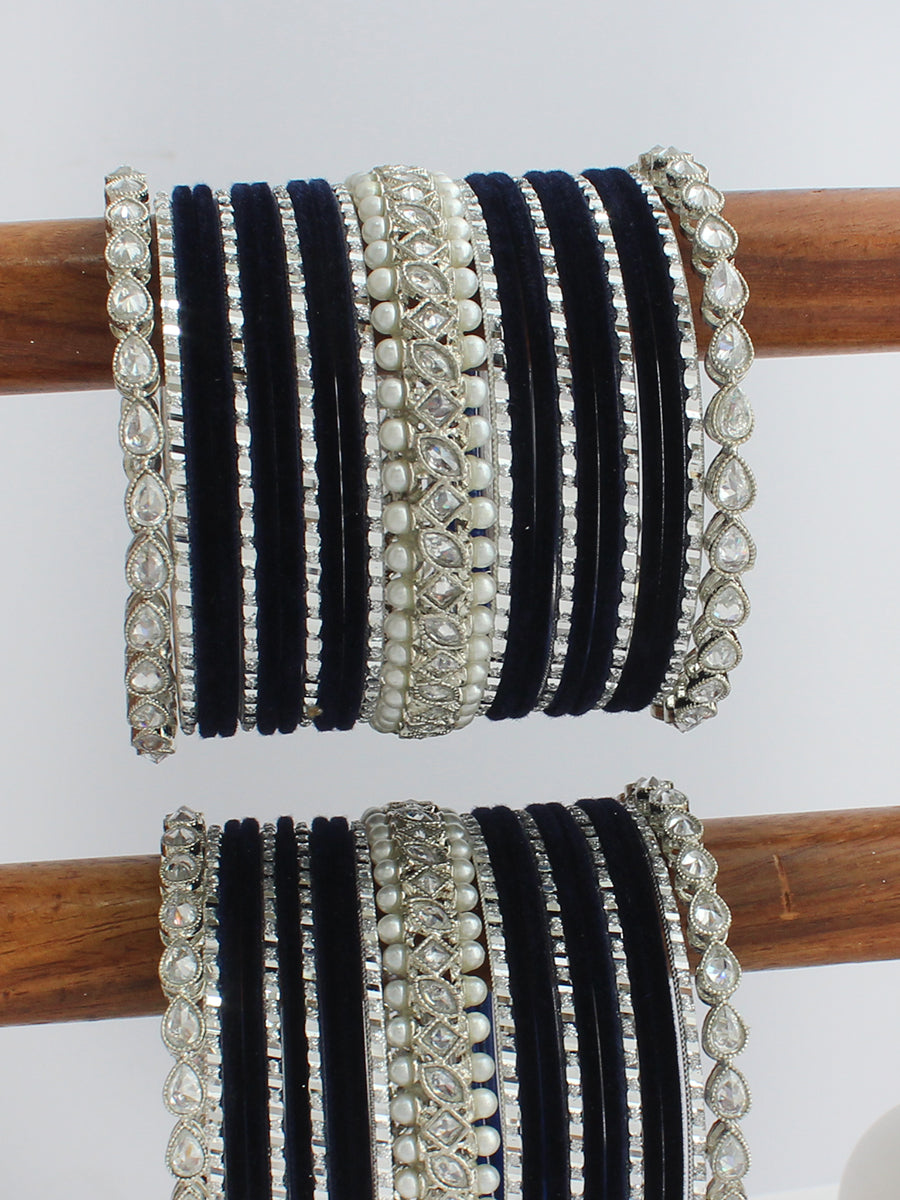 Roshael Bangle Set / Stack -Blue 