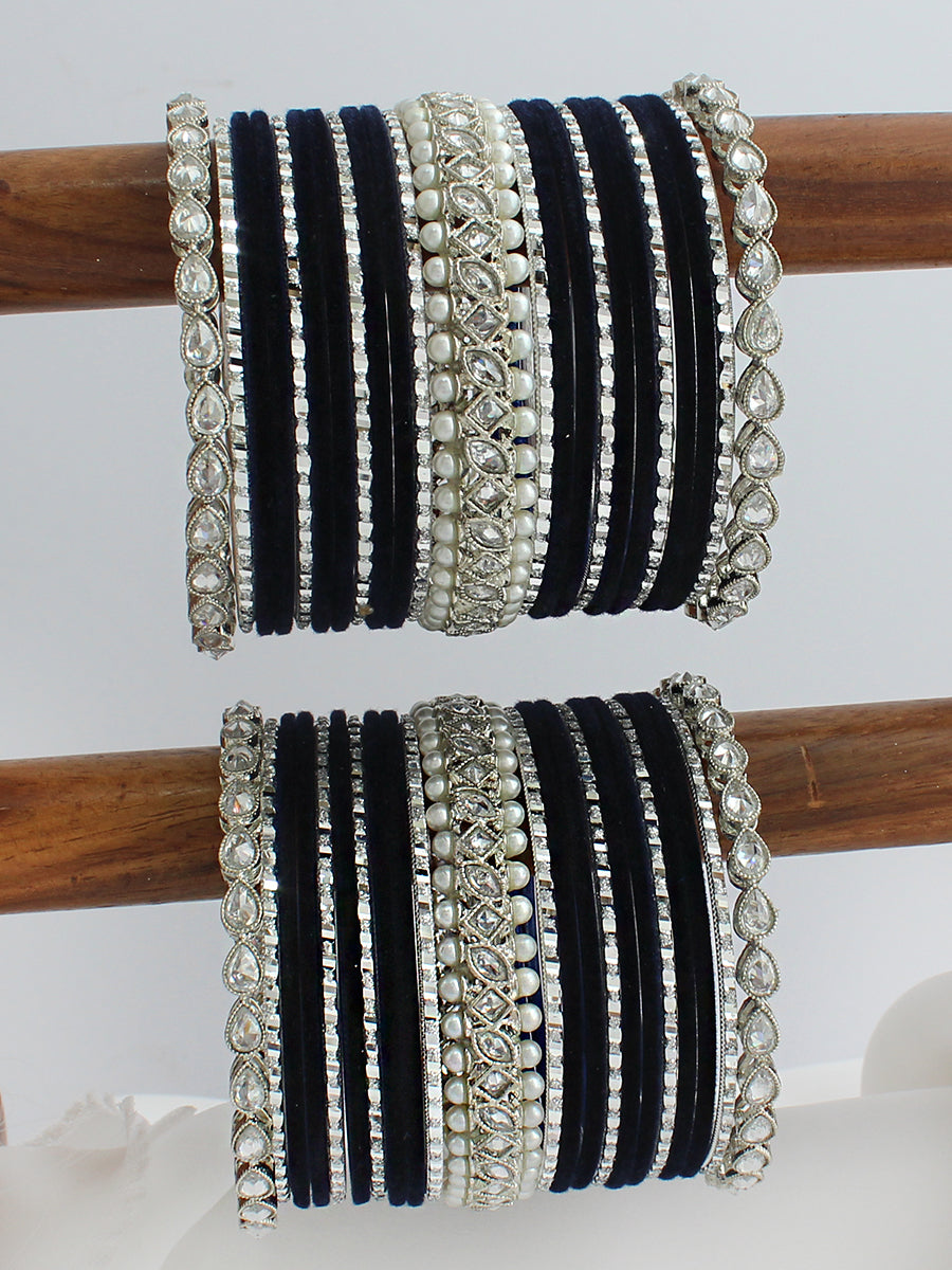 Roshael Bangle Set / Stack -Blue 