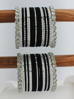 Sobia Bangle Set / Stack-Black 