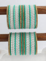 Sunidhi Bangle Set / Stack-Sea green 