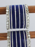 Esha Bangle Set / Stack-Blue 