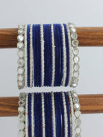 Esha Bangle Set / Stack-Blue 