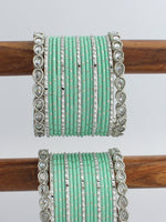 Rijul Bangle Set / Stack
-Mint Green 