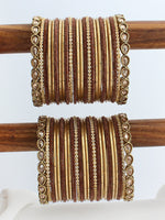 Archana Bangle Set / Stack-Brown 