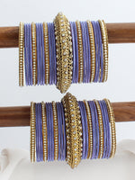 Harsha Bangle Set / Stack-Lavender 