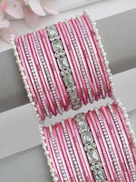 Itika Bangle Set / Stack-Pink 
