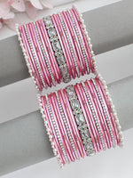 Itika Bangle Set / Stack-Pink 