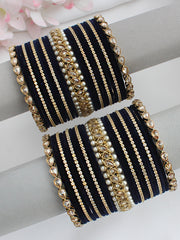 Pakhi Bangle Set / Stack-Blue 
