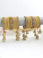 Ananya Bangle Set / Stack-Gold 