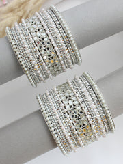 Aria Bangle Set / Stack-Silver