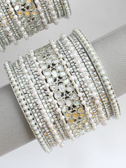 Aria Bangle Set / Stack-Silver